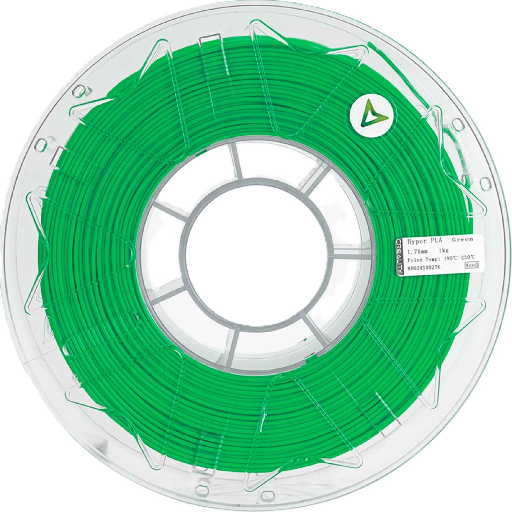Пластик (філамент) для 3D принтера CREALITY Hyper PLA RFID 1.75mm, 1кг, Green (3301010468)