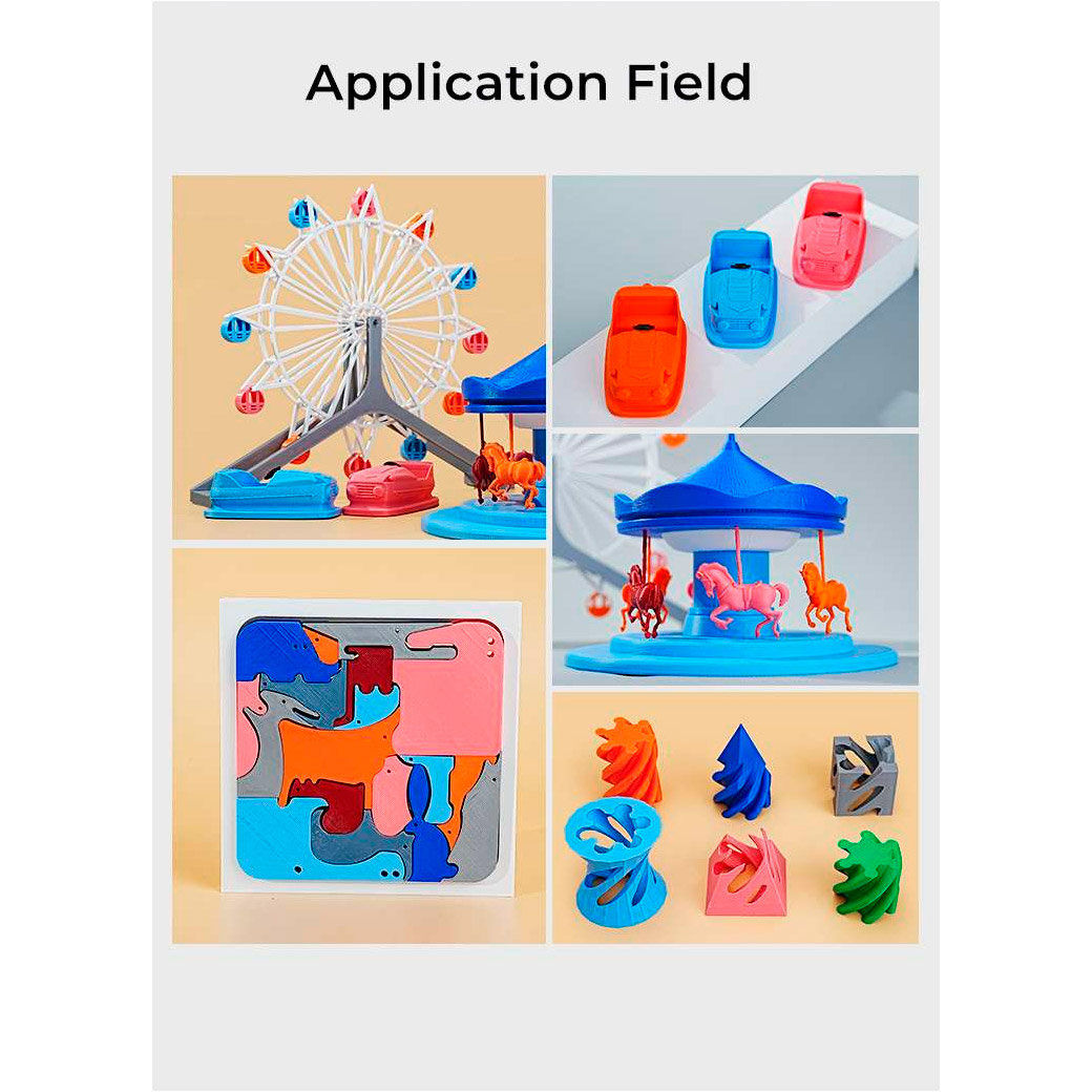 Пластик (філамент) для 3D принтера CREALITY Hyper PLA RFID 1.75mm, 1кг, Orange (3301010467)