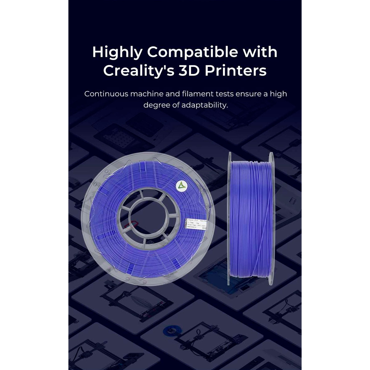 Пластик (філамент) для 3D принтера CREALITY Hyper PLA RFID 1.75mm, 1кг, Skin (3301010464)