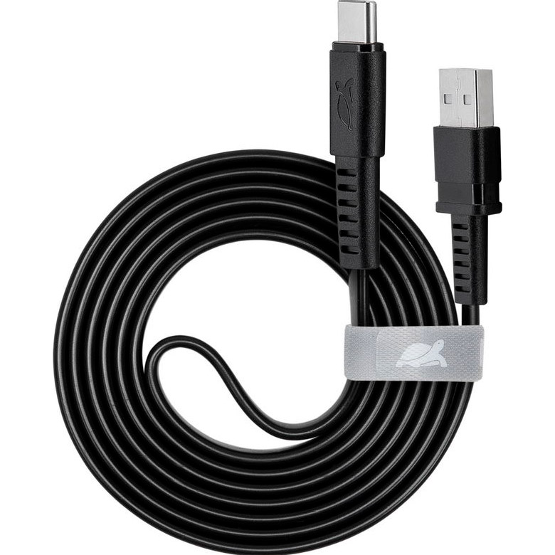 Кабель RIVACASE PS6002 BK12 Type-C to USB-A 1.2м Black