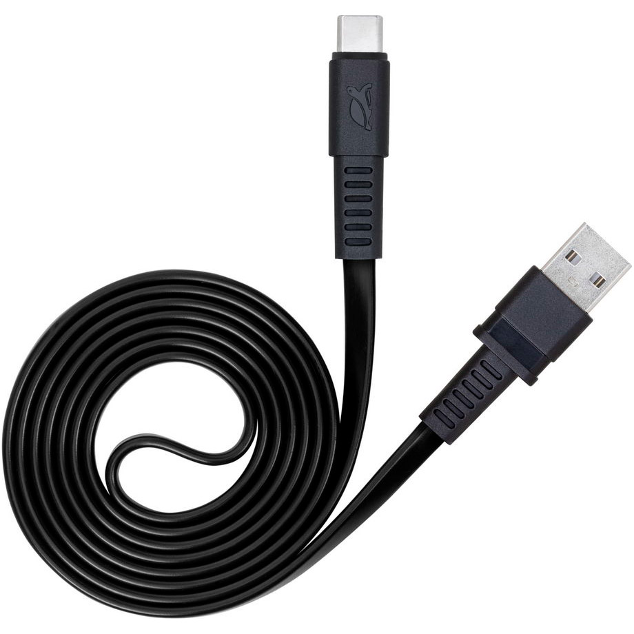 Кабель RIVACASE PS6002 BK12 Type-C to USB-A 1.2м Black