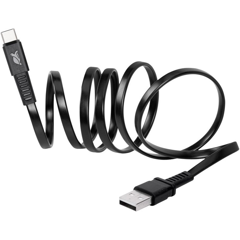 Кабель RIVACASE PS6002 BK12 Type-C to USB-A 1.2м Black