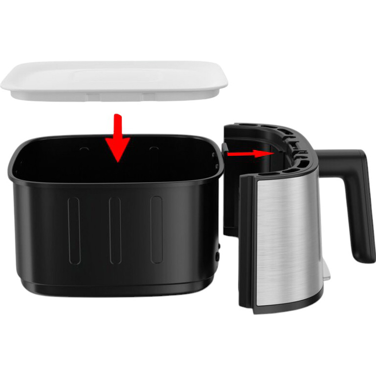 Мультипіч TEFAL Easy Fry Silence Black/Silver (EY552DE0)