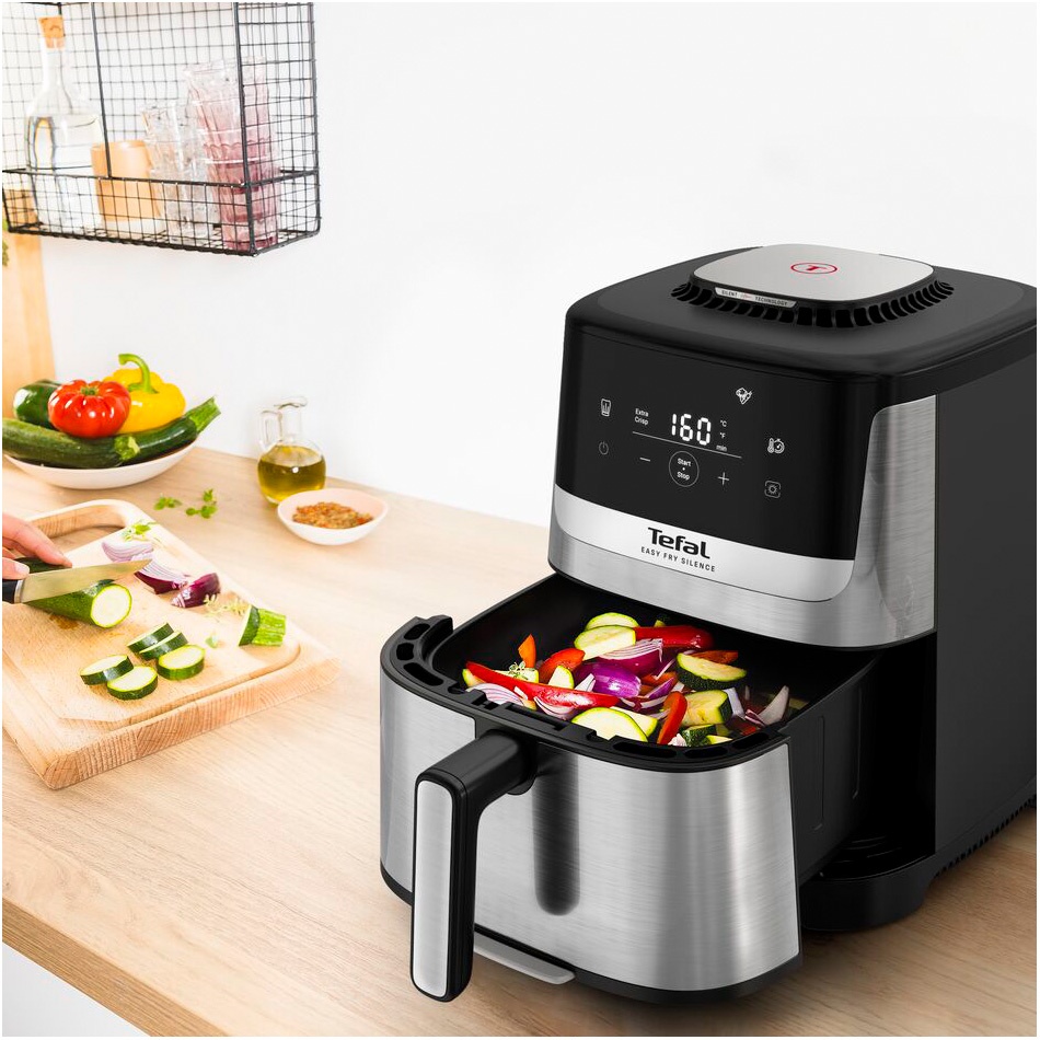 Мультипіч TEFAL Easy Fry Silence Black/Silver (EY552DE0)