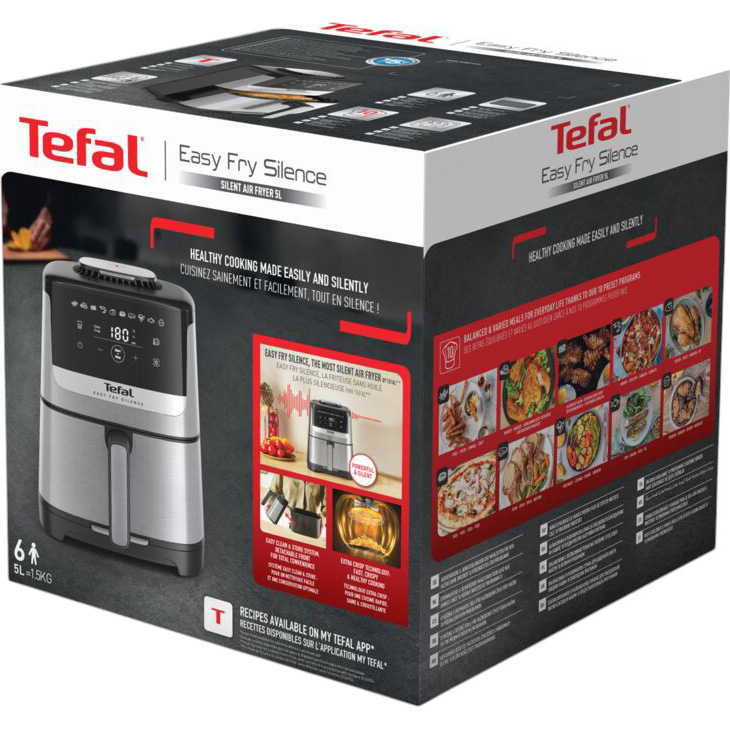 Мультипіч TEFAL Easy Fry Silence Black/Silver (EY552DE0)