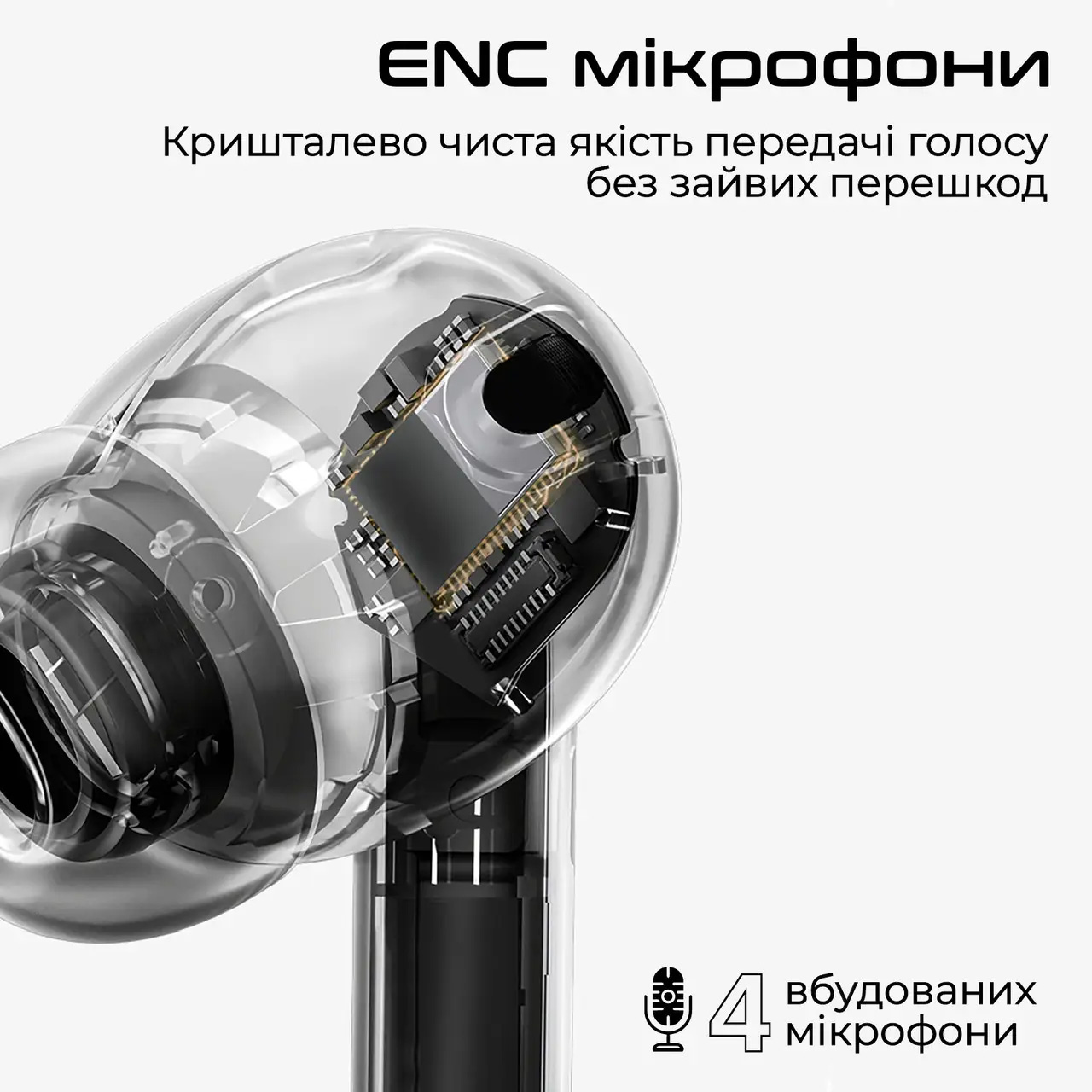 Навушники HIFUTURE SonicAir Sleek Silver