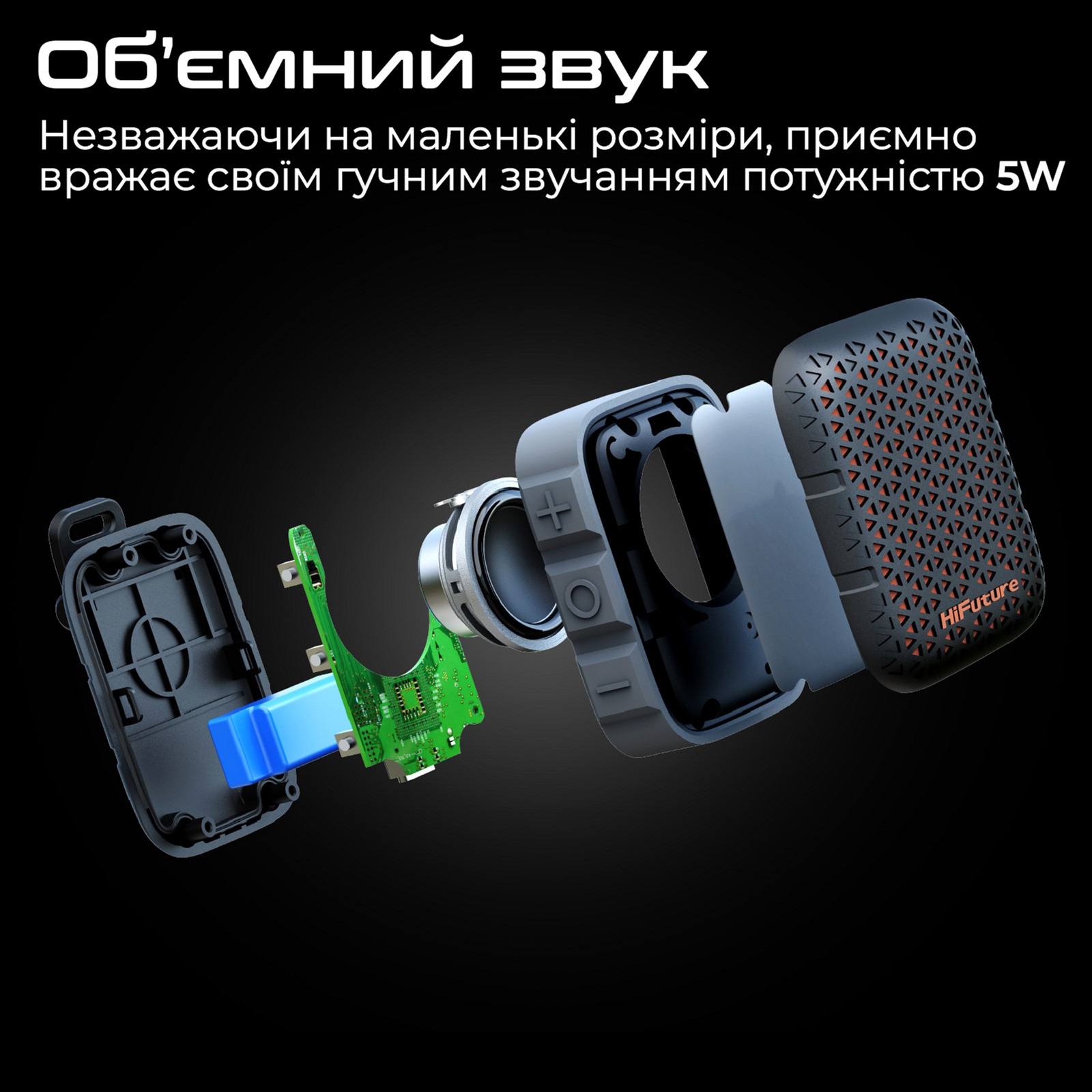 Портативна колонка HIFUTURE Pocket S Classic White