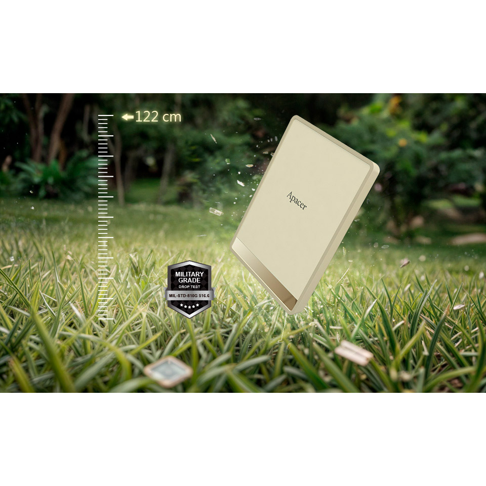 Портативный SSD диск APACER AS724 1TB USB3.2 Gen2 Cream (AP1TBAS724C-1)