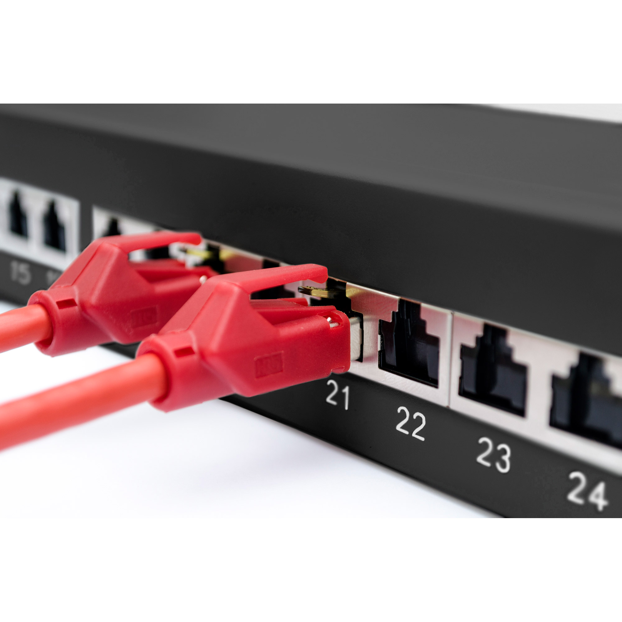 Патч-панель DIGITUS CAT 6a, Class E Patch Panel 1U 19" 24-port STP Cat.6a в сборе (DN-91624S-EA-B)