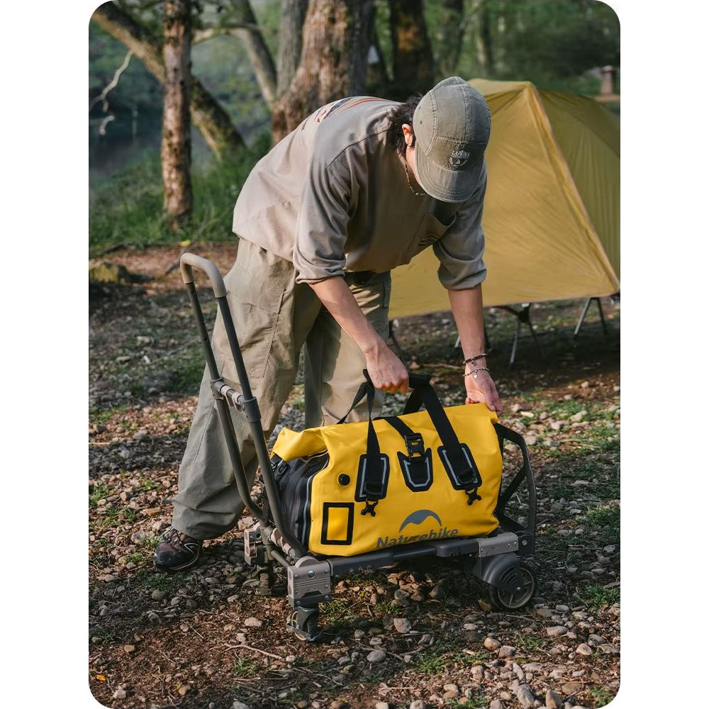 Сумка дорожная NATUREHIKE CNK2450XB015 Outdoor PX6 Waterproof Bag 60L Black (6975641883760)