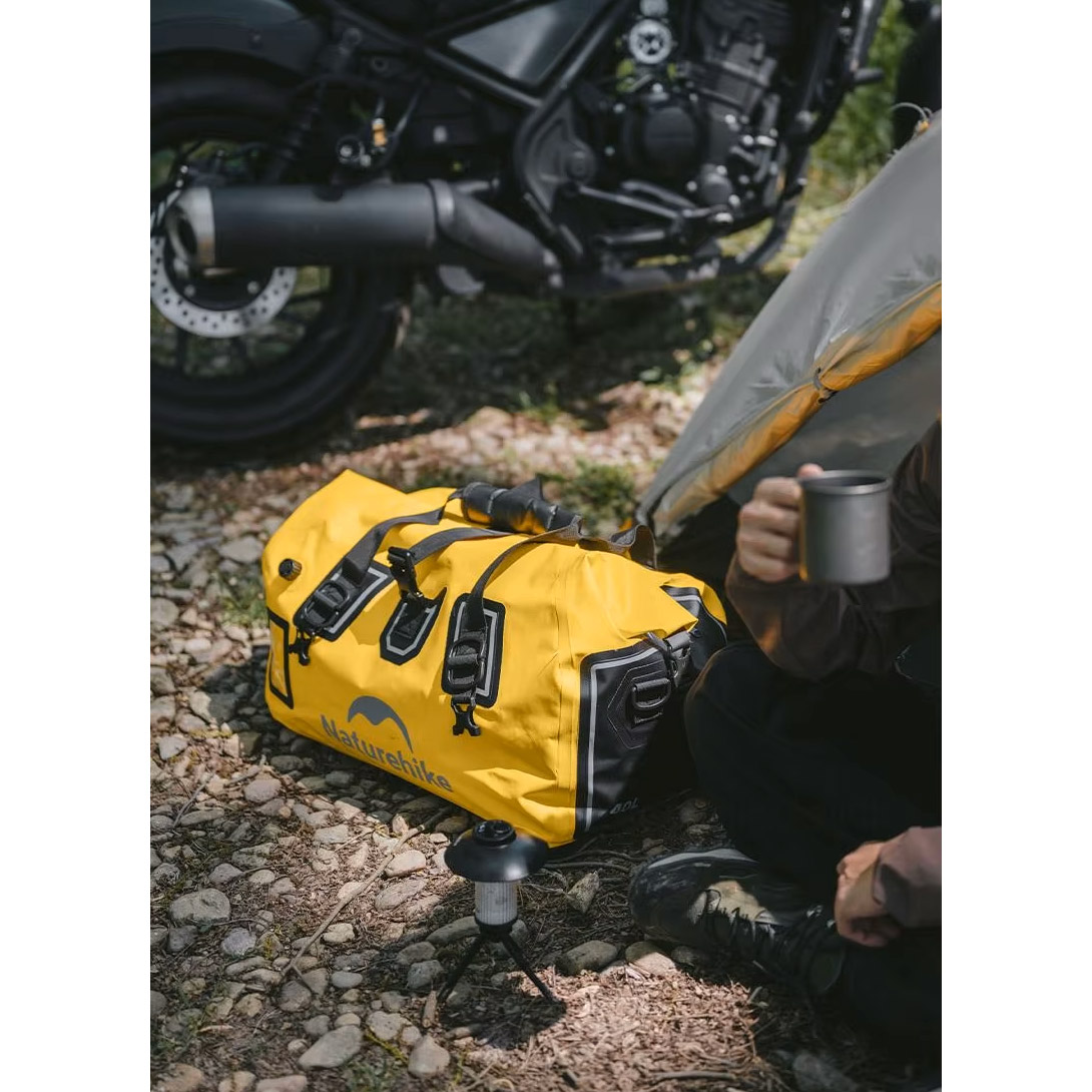 Сумка дорожная NATUREHIKE CNK2450XB015 Outdoor PX6 Waterproof Bag 60L Yellow (6975641883739)