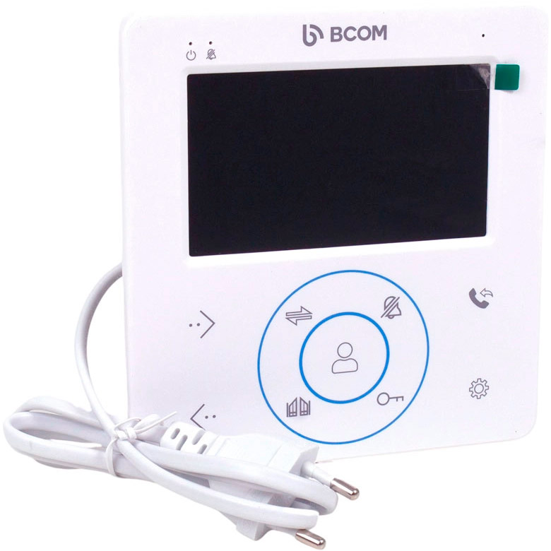 Відеодомофон BCOM BD-480 White + BT-380HR Black