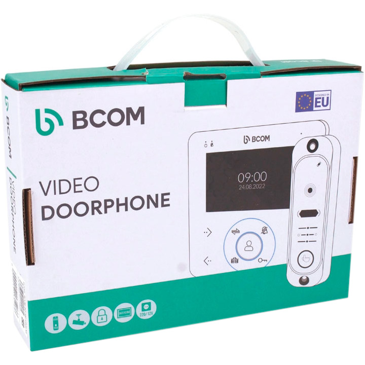 Відеодомофон BCOM BD-480 White + BT-380HR Black
