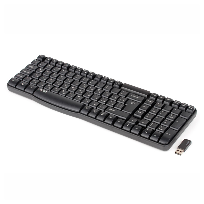 Клавіатура бездротова RAPOO E1050 Black