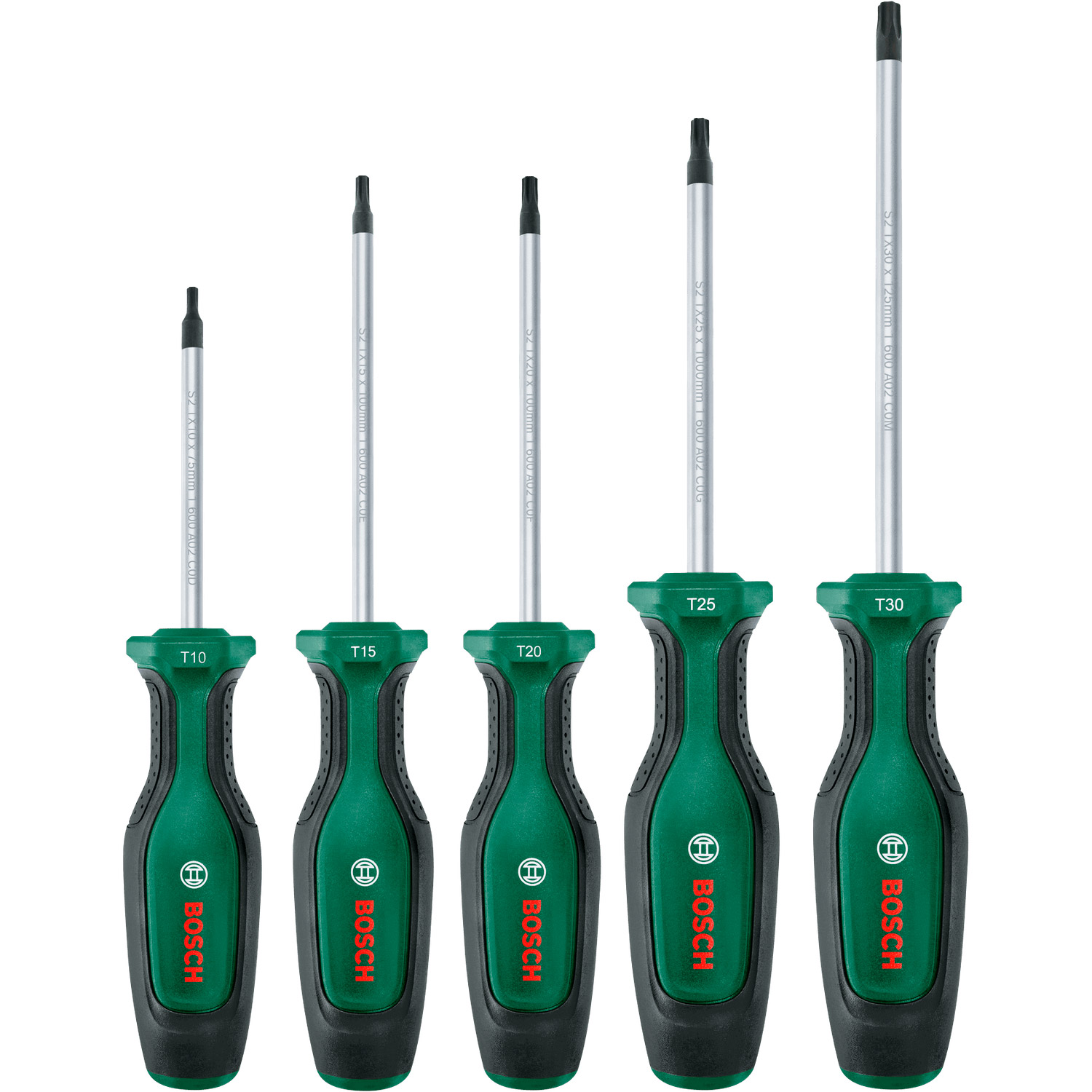 Набор отвёрток BOSCH 5pcs Torx Set 5шт (1.600.A02.BX6)