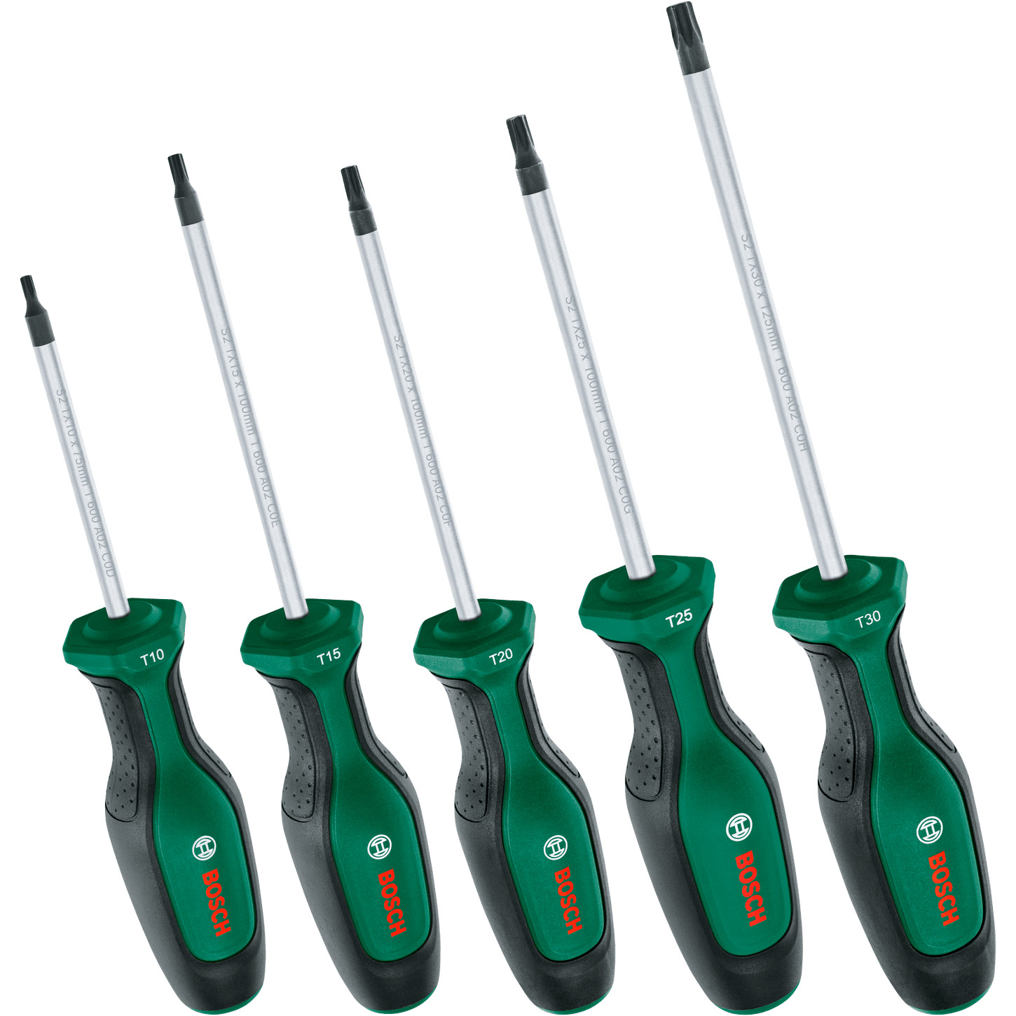 Набор отвёрток BOSCH 5pcs Torx Set 5шт (1.600.A02.BX6)