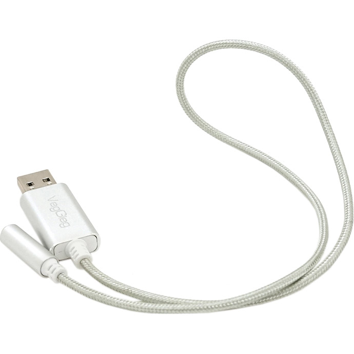 Внешняя звуковая карта VEGGIEG V-K202 USB2.0 External Sound Adapter