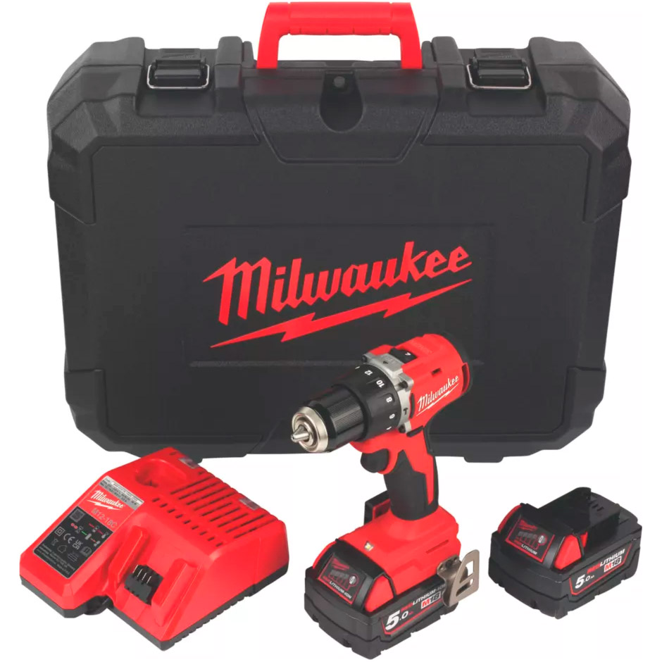 Акумуляторний дриль-шурупокрут MILWAUKEE M18 BLPDRC-502C (4933492826)