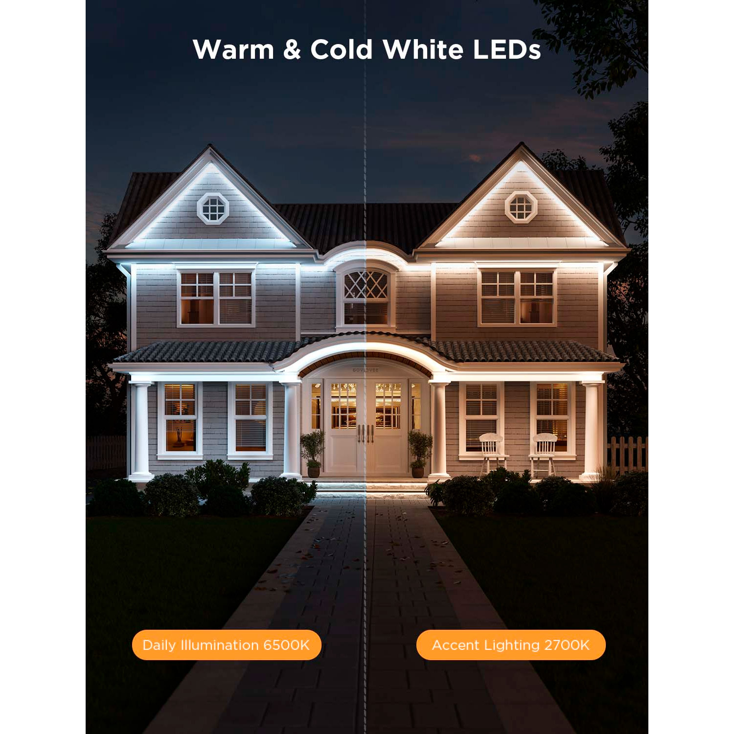 Умная LED лента GOVEE H70A1 RGBICWW Outdoor LED Strip Lights RGBWW 10м (H70A13D1)