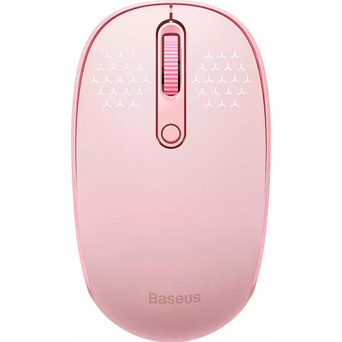 Миша BASEUS F01B Tri-Mode Wireless Mouse Baby Pink (B01055503413-00)