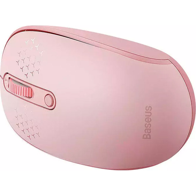 Миша BASEUS F01B Tri-Mode Wireless Mouse Baby Pink (B01055503413-00)