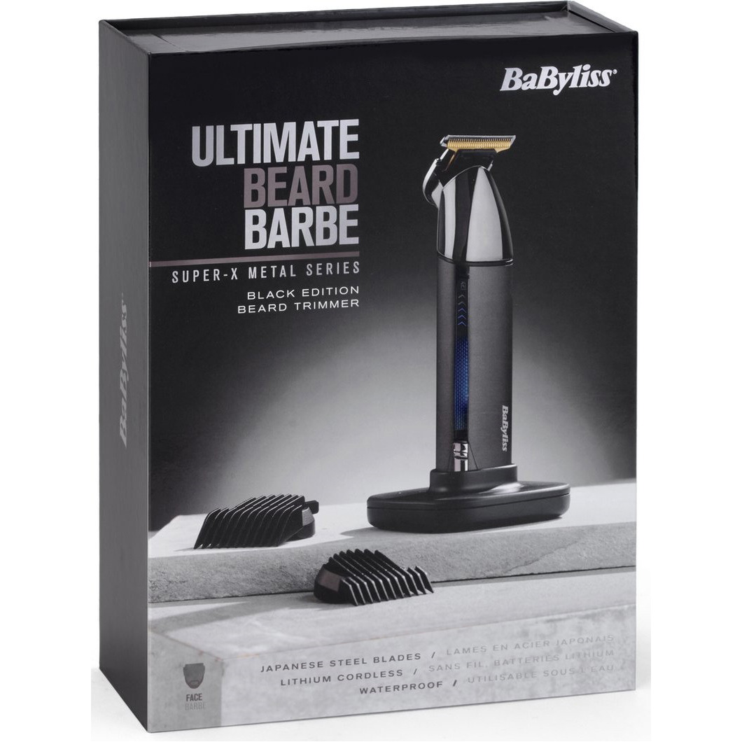 Тример для бороди та вусів BABYLISS T991E Super-X Metal