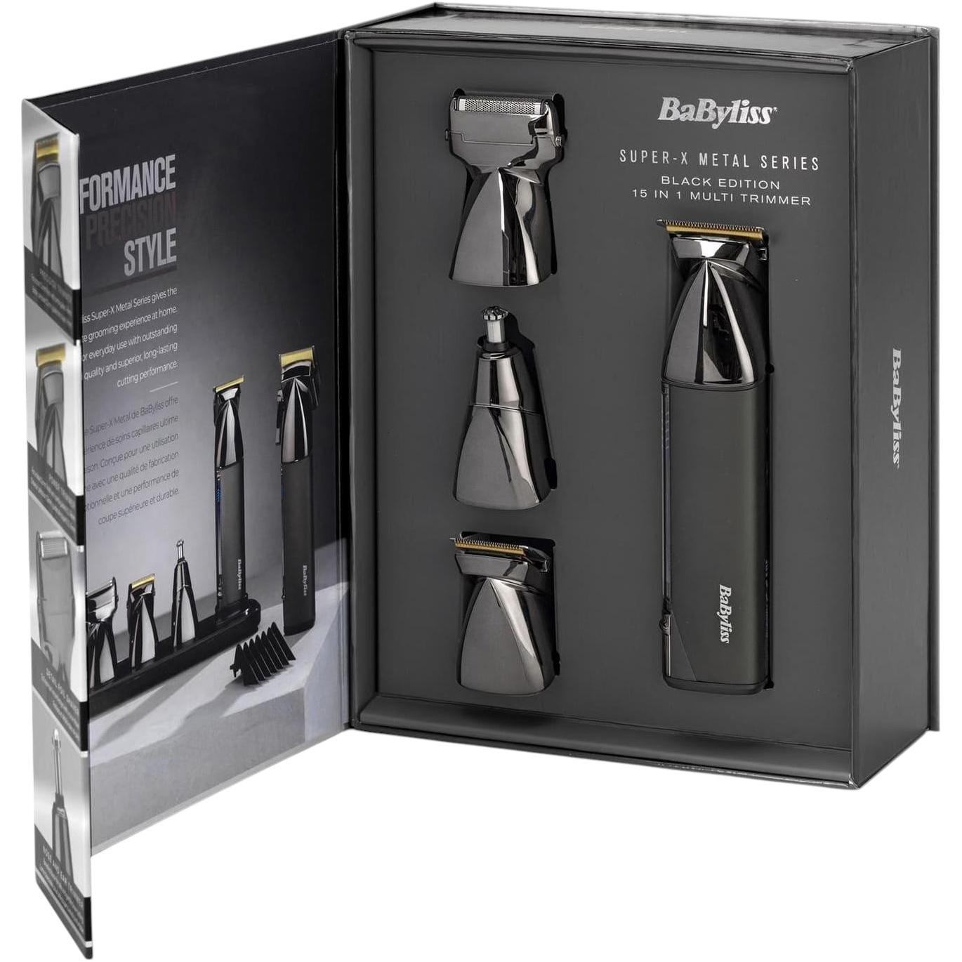 Тример універсальний BABYLISS MT991E Super-X Metal 15 in 1