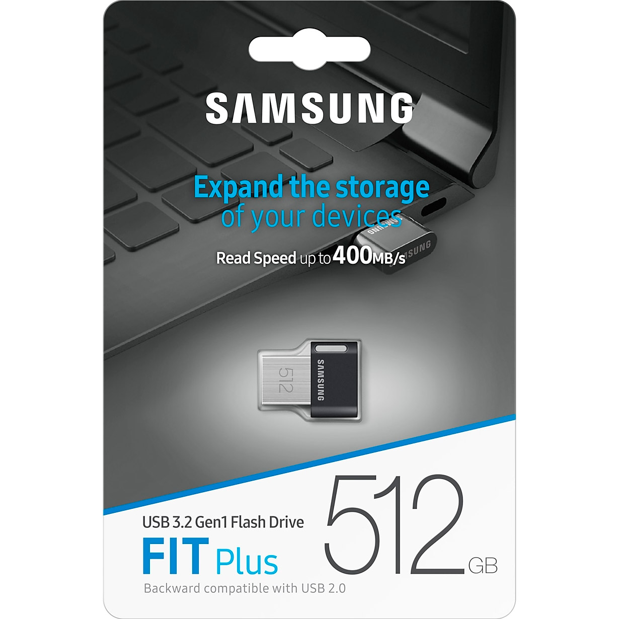 Флешка 512GB SAMSUNG Fit Plus USB 3.2 (MUF-512AB/APC)