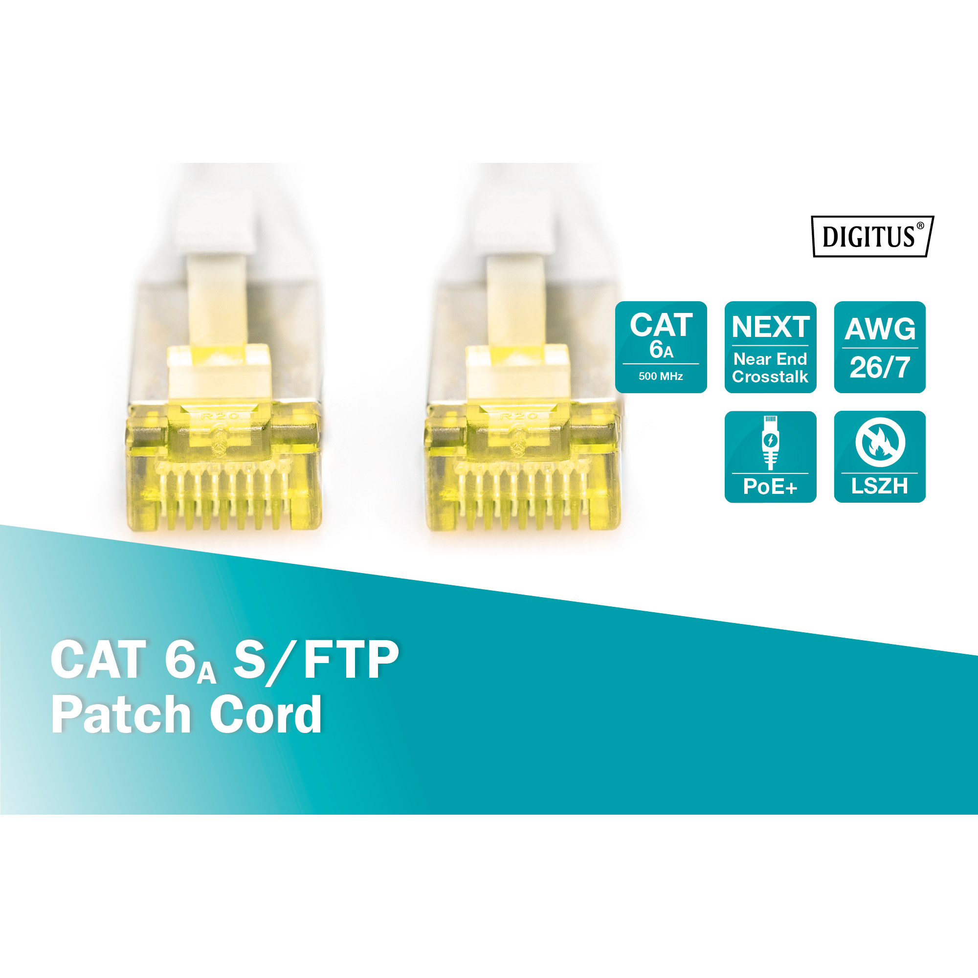 Патч-корд DIGITUS SSTP Cat.6a CU 30м Gray (DK-1644-A-300)