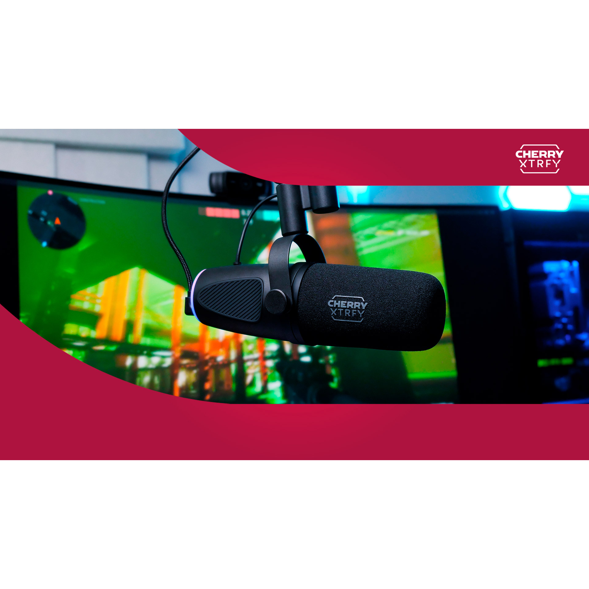 Микрофон для стриминга/подкастов CHERRY XTRFY Ngale X