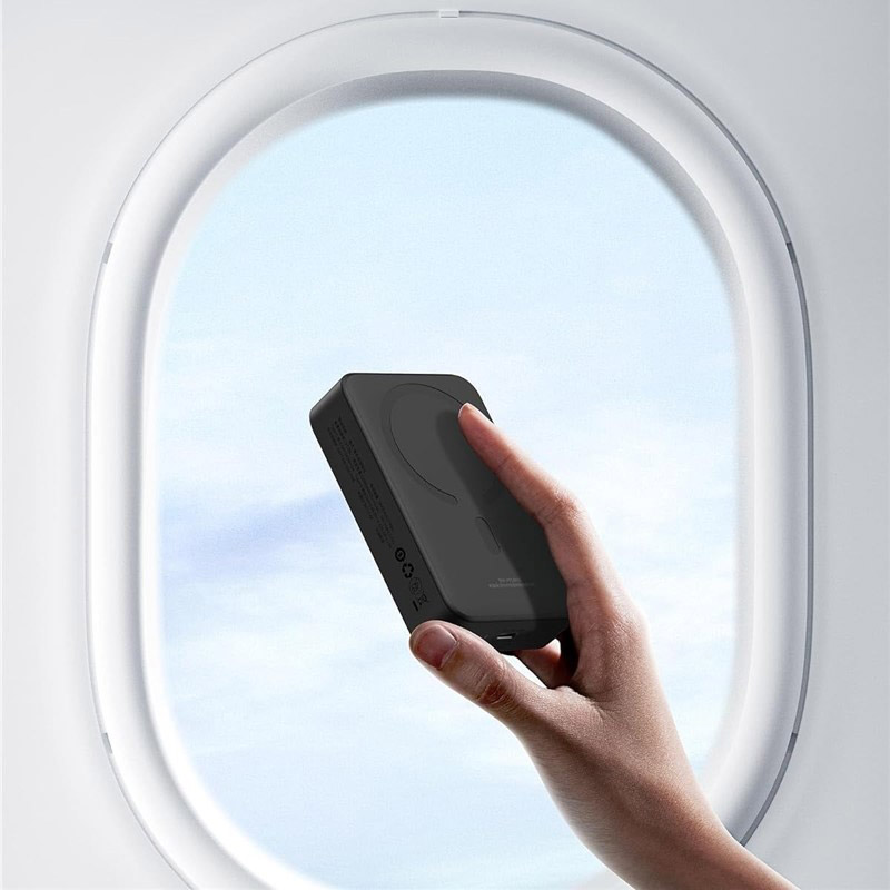 Повербанк MagSafe BASEUS Magnetic Mini Wireless Fast Charge 20W 20000mAh Black (PPCX150001)