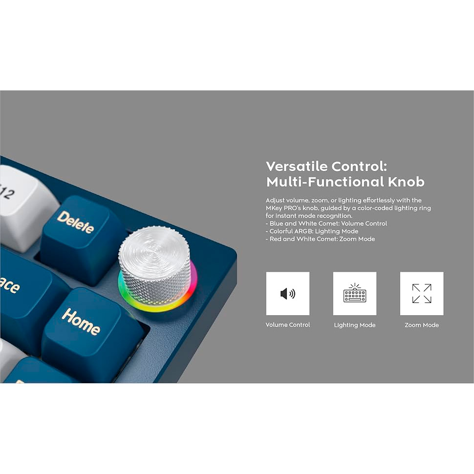 Клавиатура беспроводная MONTECH MKey Pro Gateron G Pro 3.0 Yellow Switch Darkness