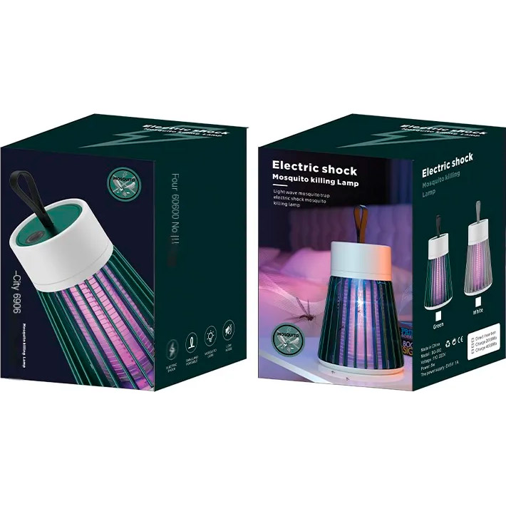 Лампа-знищувач комах VOLTRONIC Electric Shock Mosquito Killing Lamp 800mAh