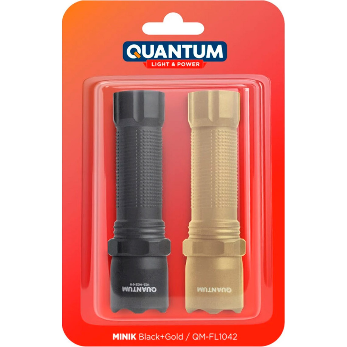 Ліхтар QUANTUM QM-FL1042 Minik 2-Pack Black/Gold