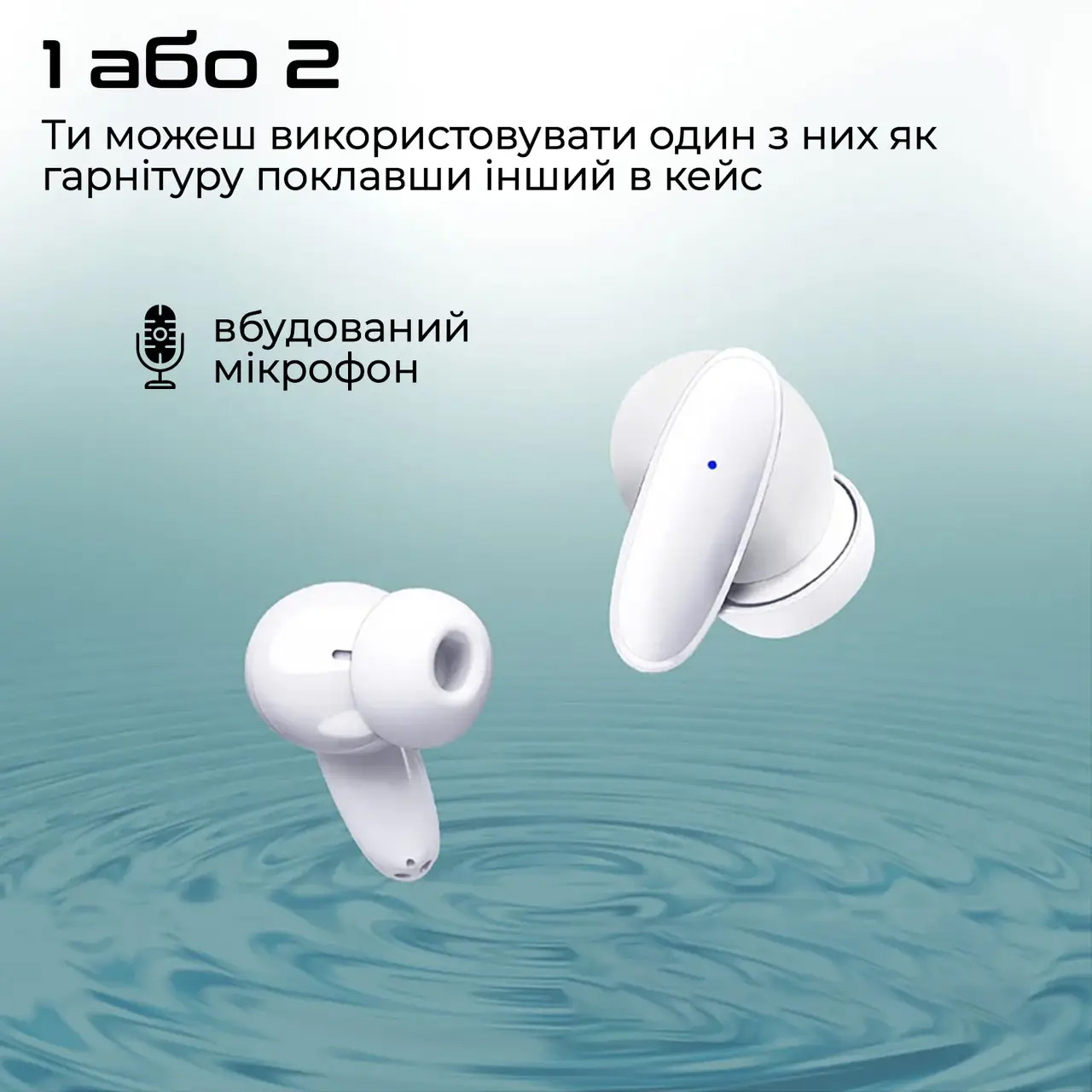 Навушники PROMATE Lush White