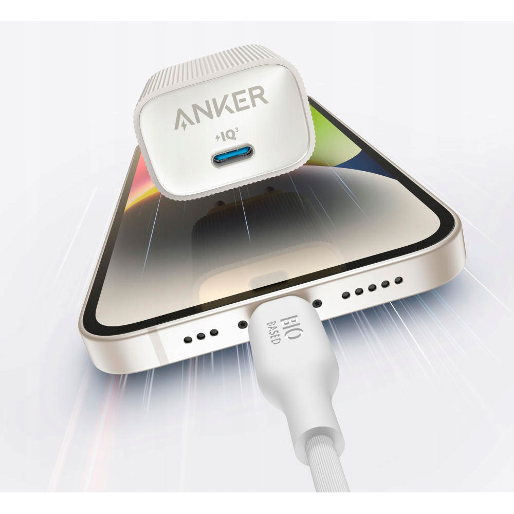 Зарядное устройство ANKER PowerPort 511 Nano IV 30W 1xUSB-C White (A2337G21)