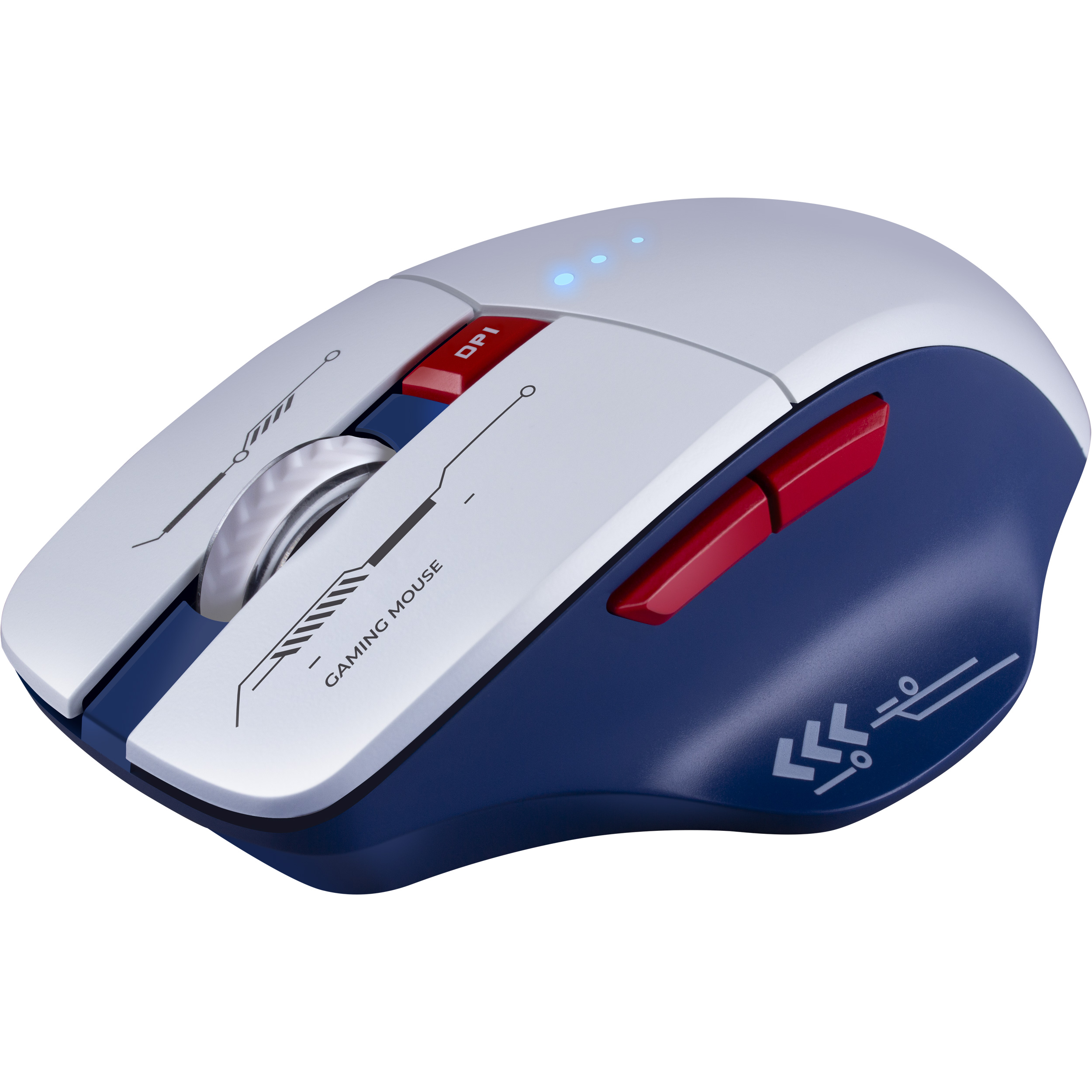 Миша ігрова DEFENDER Tisa GM-126 White/Blue (52126)