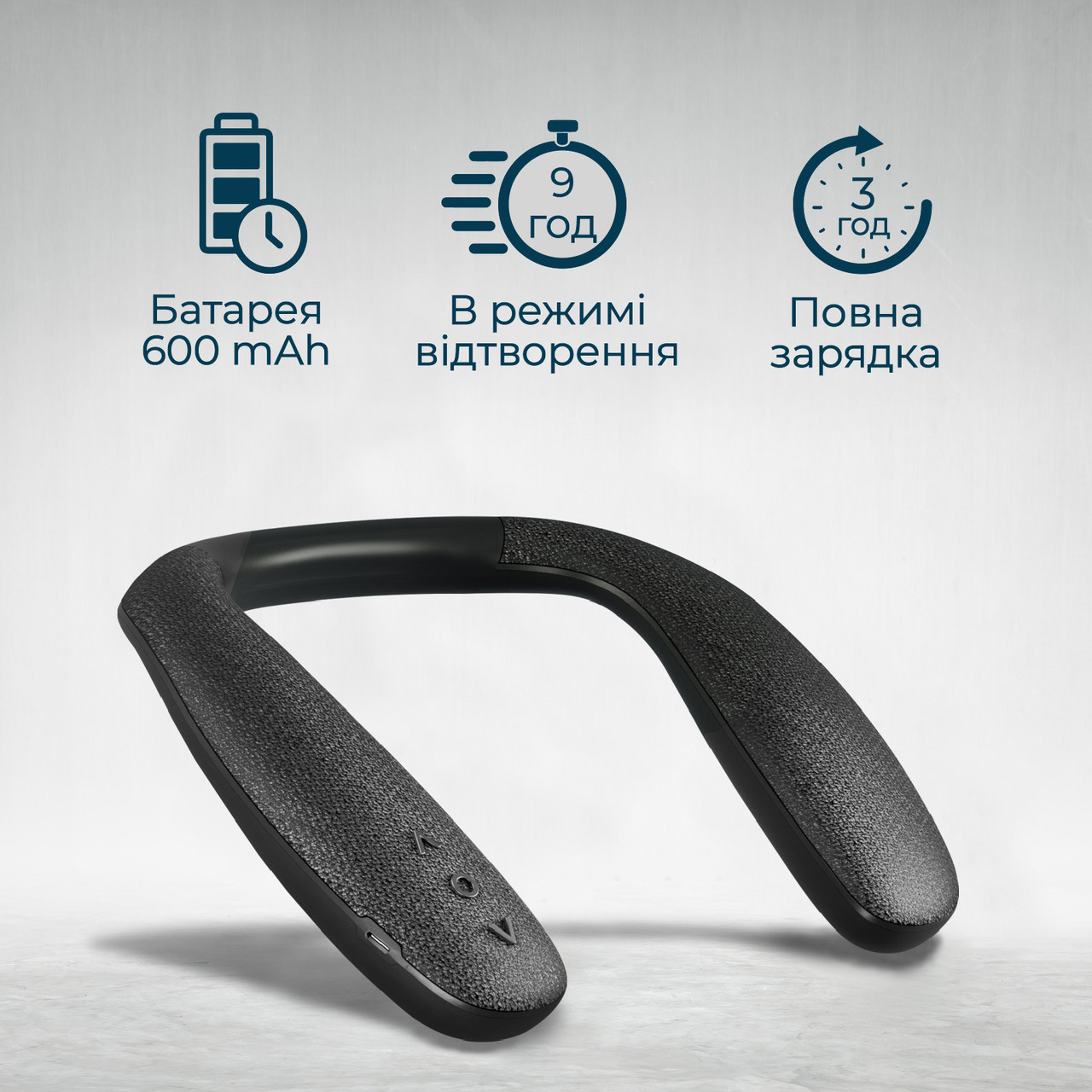 Портативная колонка PROMATE Hook Black