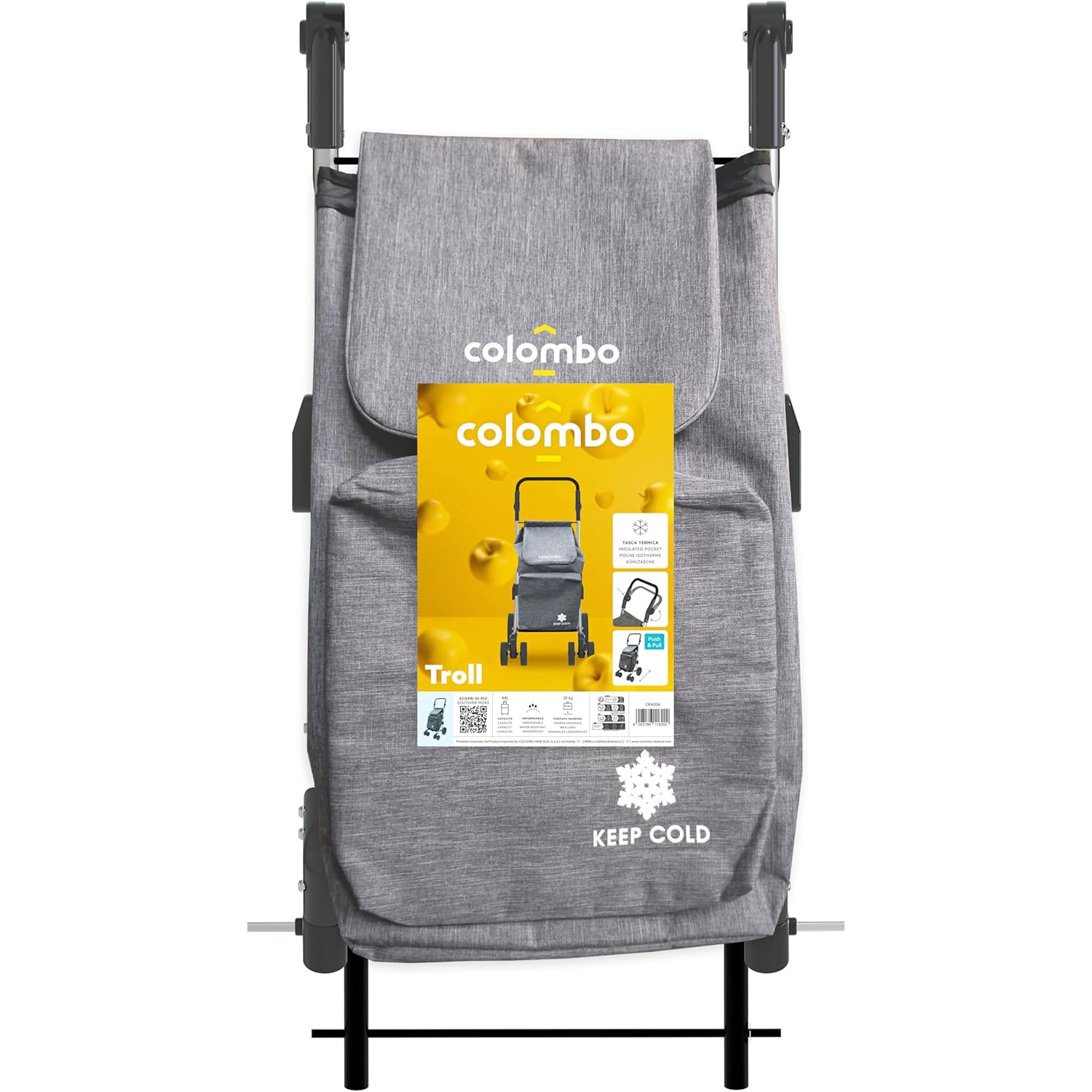 Сумка-тележка COLOMBO Troll 60L Gray (CRA006)