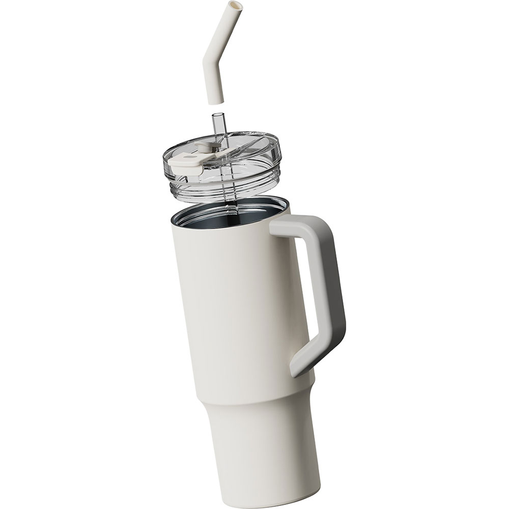 Термокружка XIAOMI Straw Mug 1л White