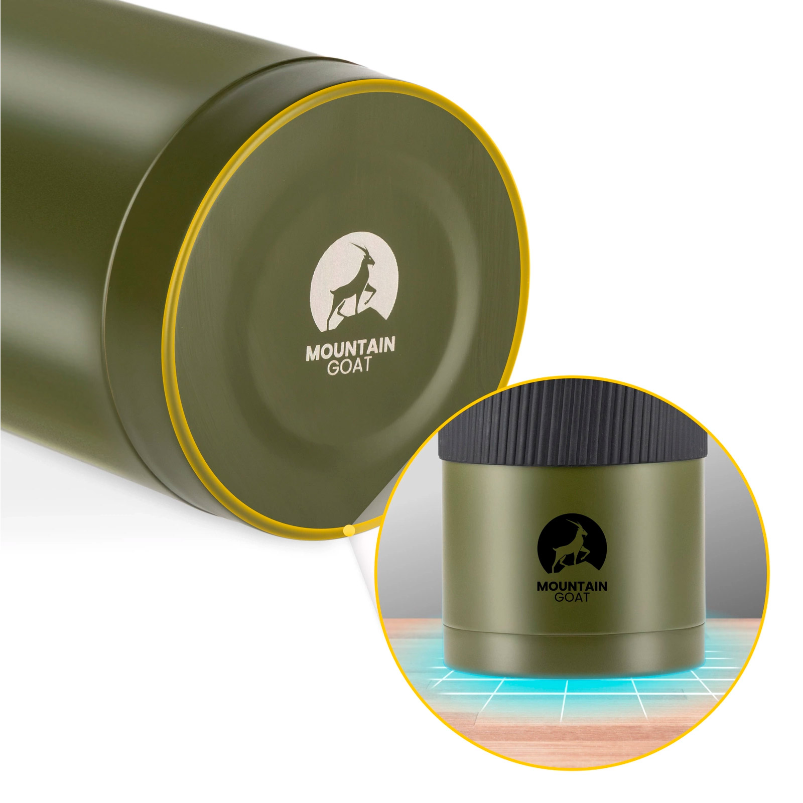 Термос харчовий MOUNTAIN GOAT Travel 1л Navy Green