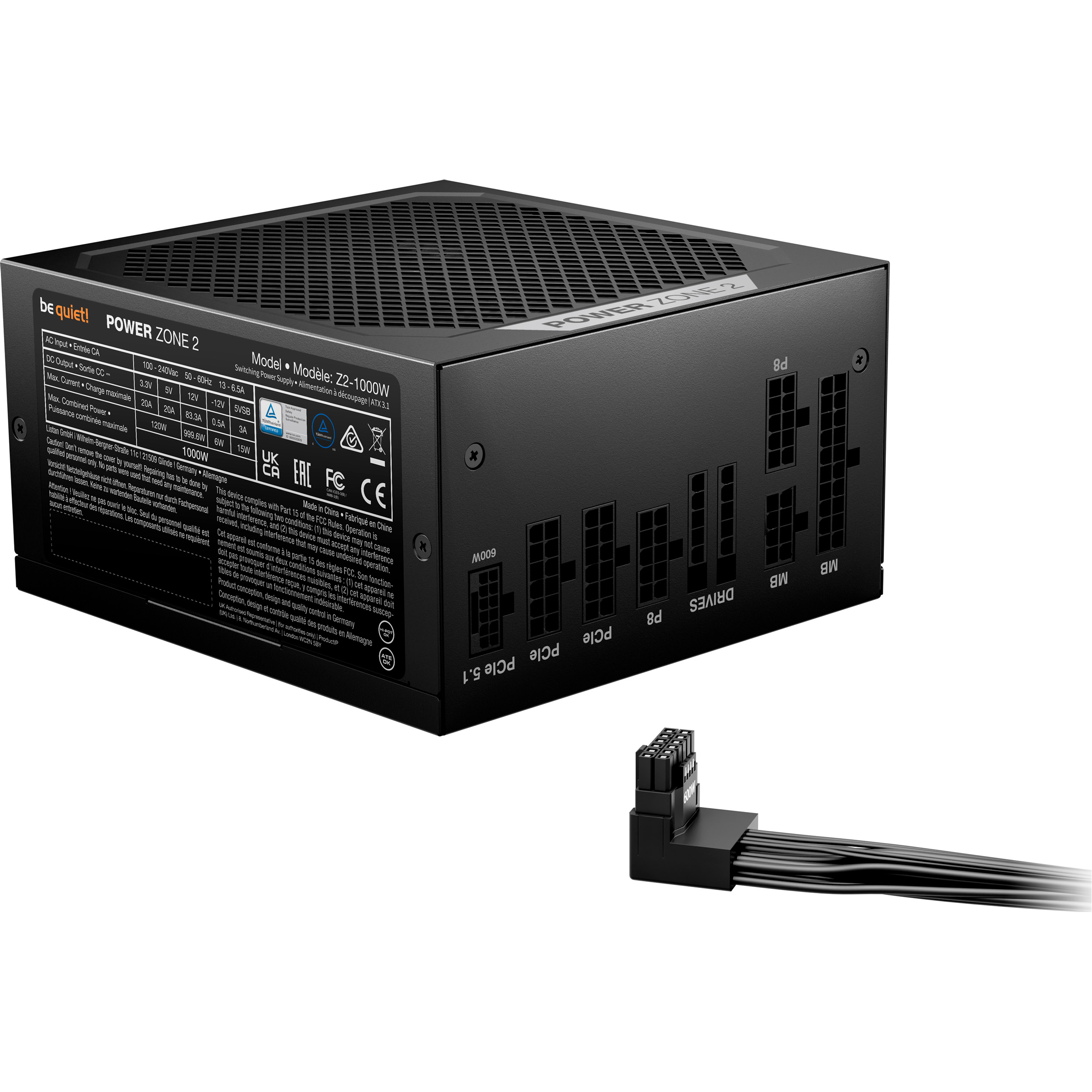 Блок питания 1000W BE QUIET! Power Zone 2 (BP008EU)