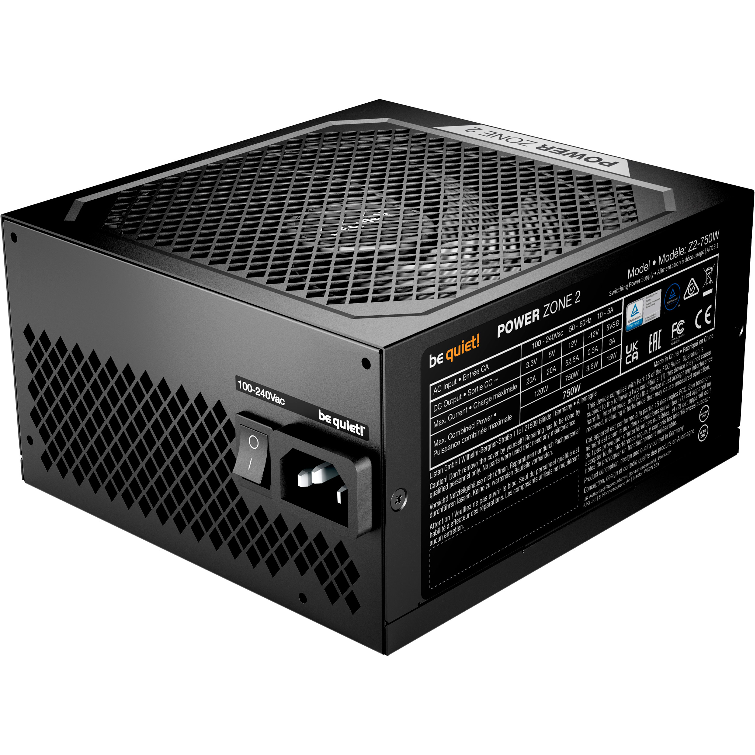 Блок живлення 750W BE QUIET! Power Zone 2 (BP006EU)