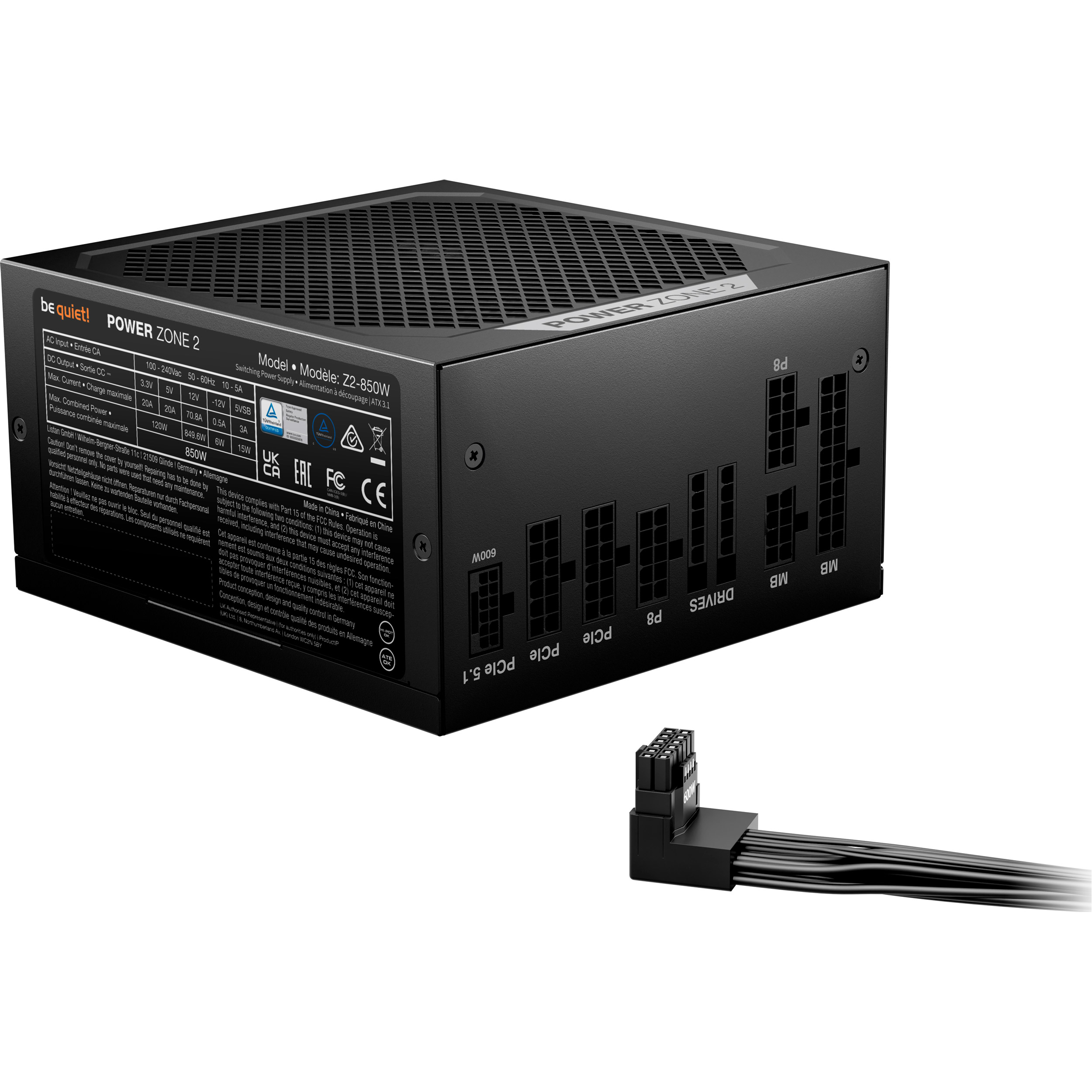 Блок живлення 850W BE QUIET! Power Zone 2 (BP007EU)