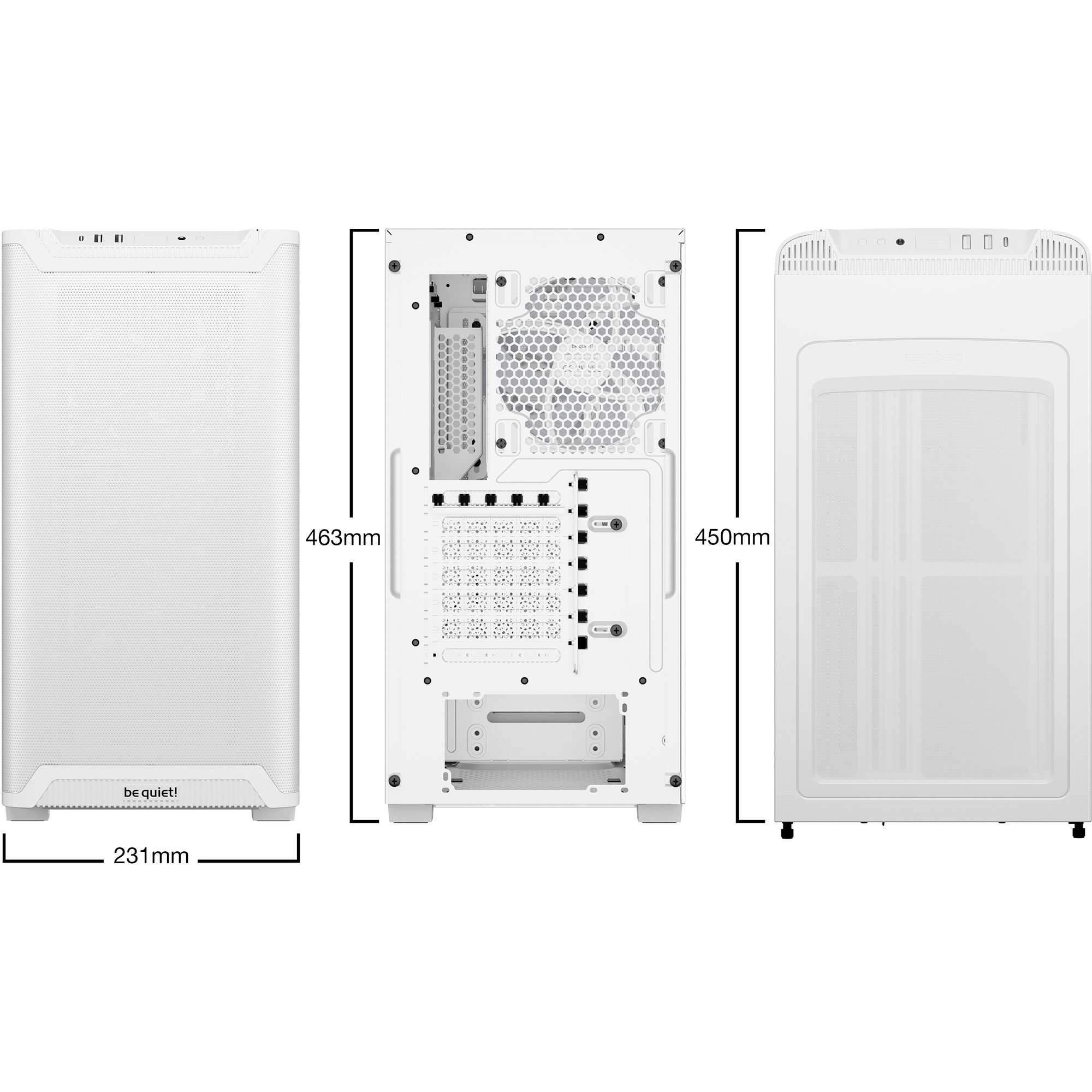 Корпус BE QUIET! Pure Base 501 LX White (BGW79)