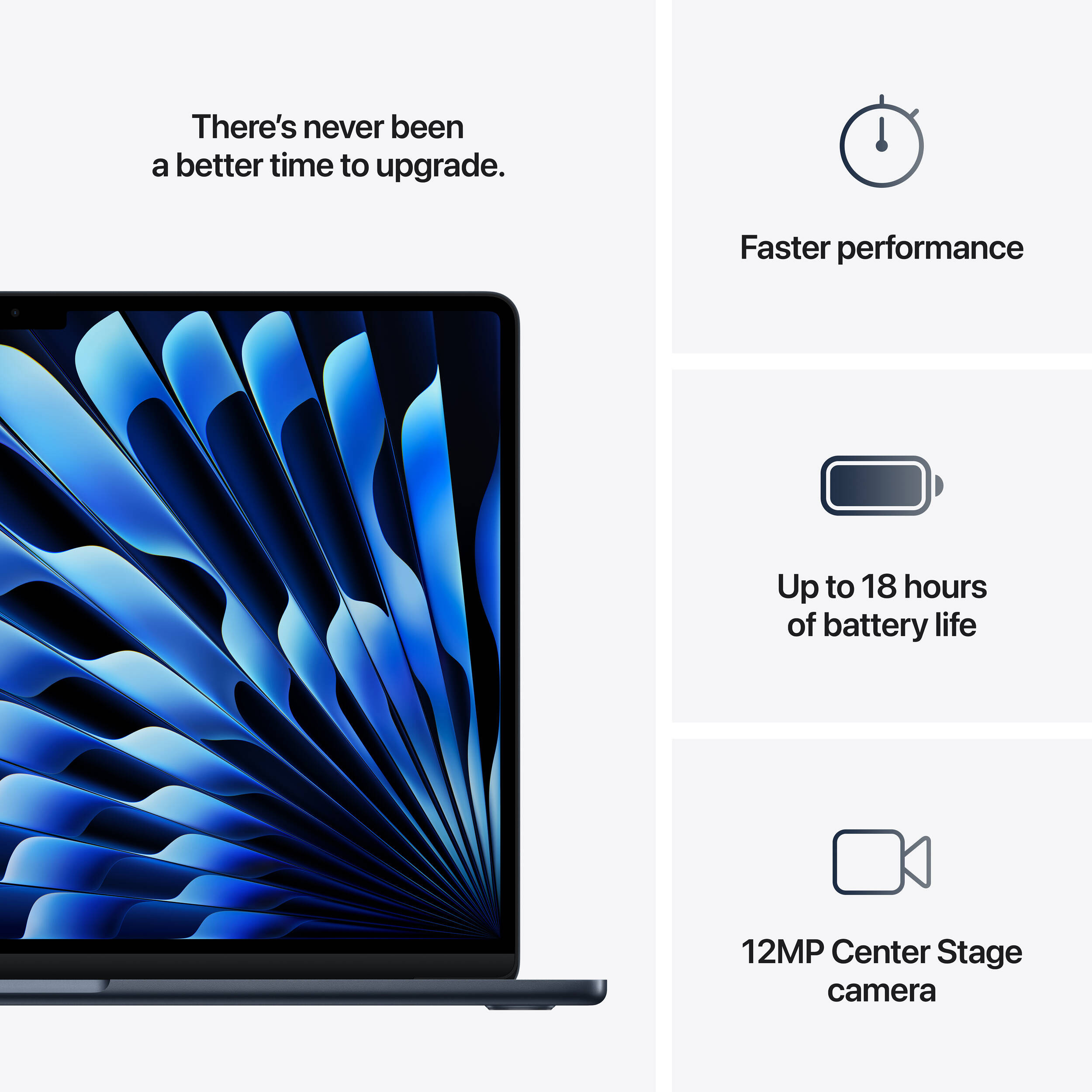 Ноутбук APPLE A3241 MacBook Air M4 15" 16GB/256GB Midnight (MW1L3UA/A)