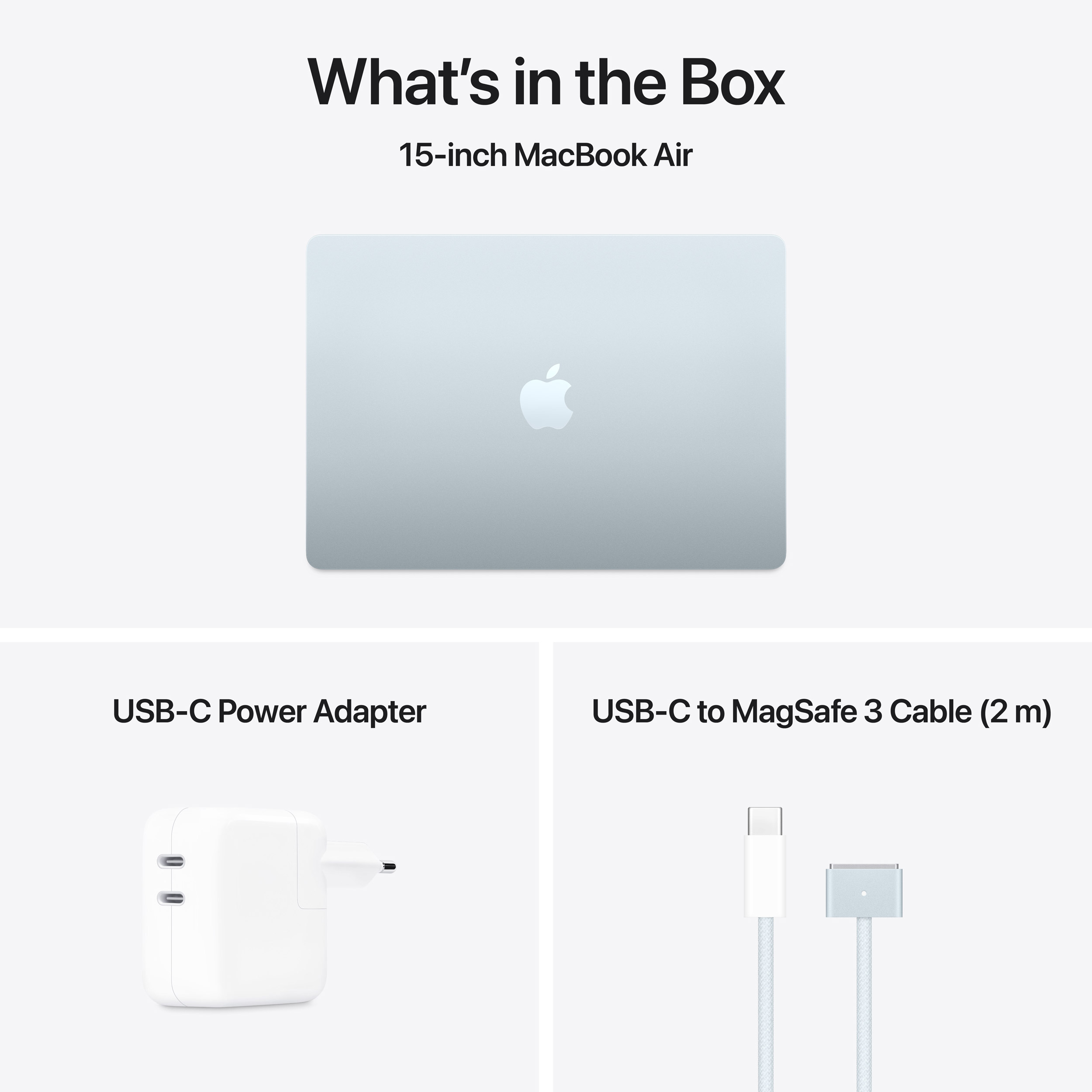 Ноутбук APPLE A3241 MacBook Air M4 15" 24GB/512GB Sky Blue (MC7D4UA/A)