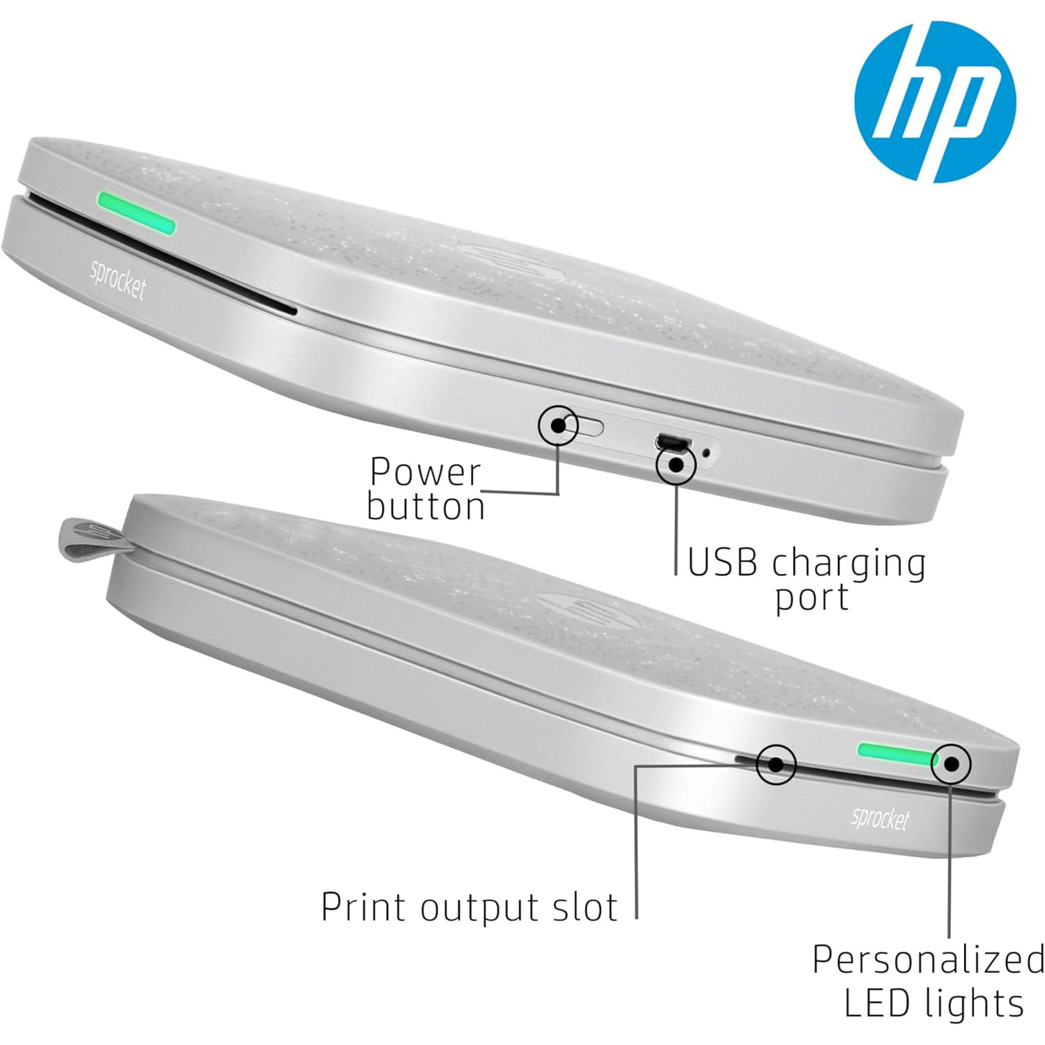 Мобильный фотопринтер HP Sprocket 3x4 (HPISP3X4W)