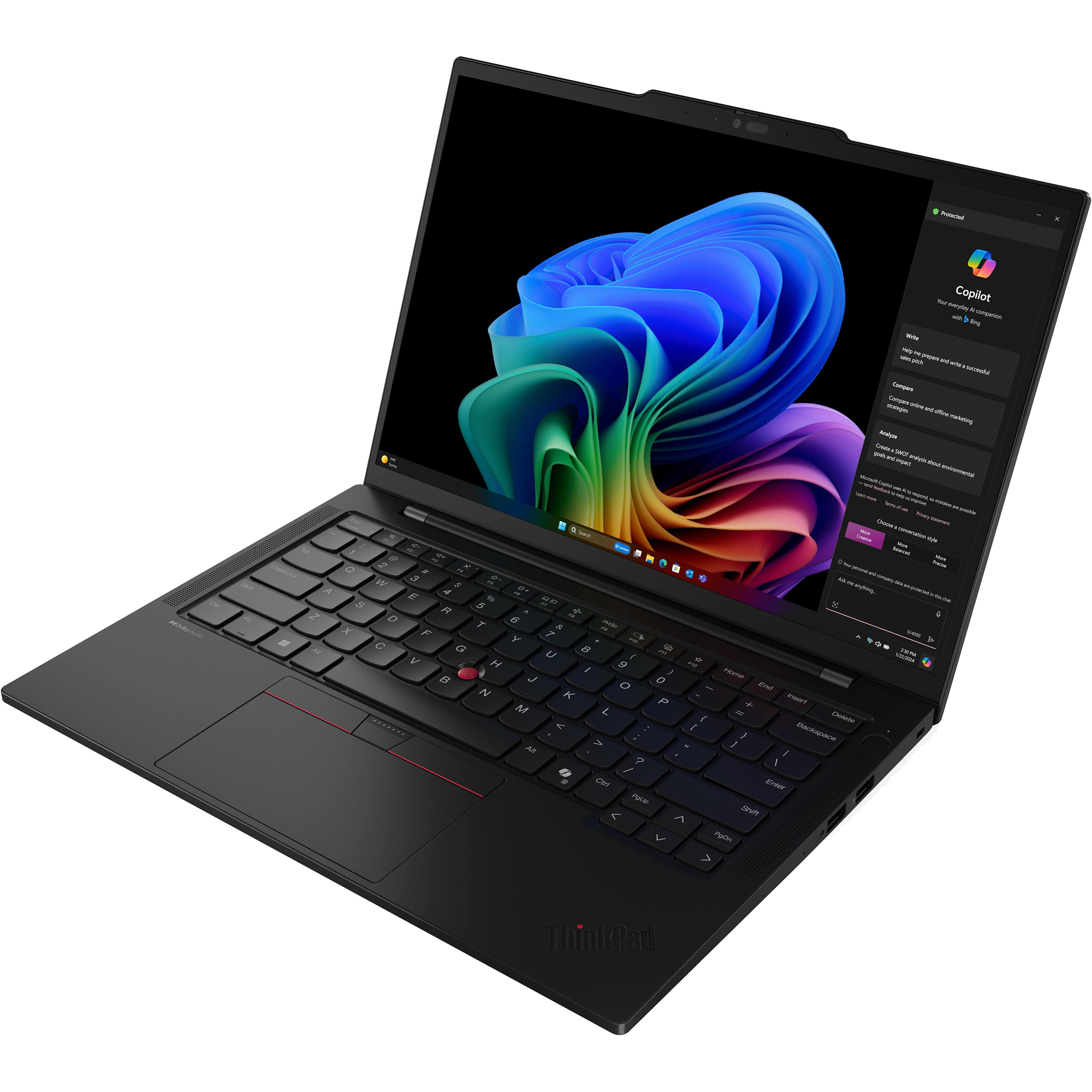 Ноутбук LENOVO ThinkPad T14s Gen 6 Touch Black (21M1000TRA)
