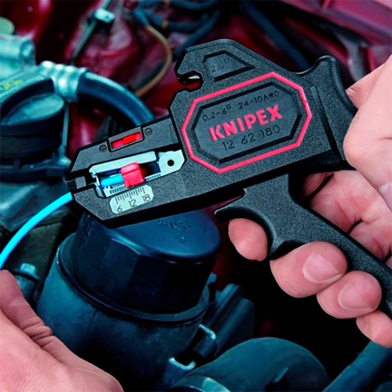 Съёмник изоляции KNIPEX Automatic Insulation Stripper 180мм